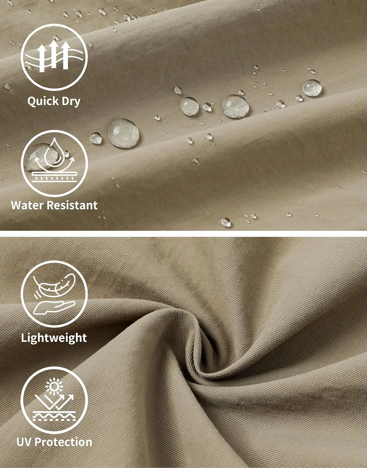 Pioneer Camp Men's Hiking Cargo Pants Lightweight Quick Dry Outdoor Water Resistant Work Tactical Pant for Men Travel Fishing