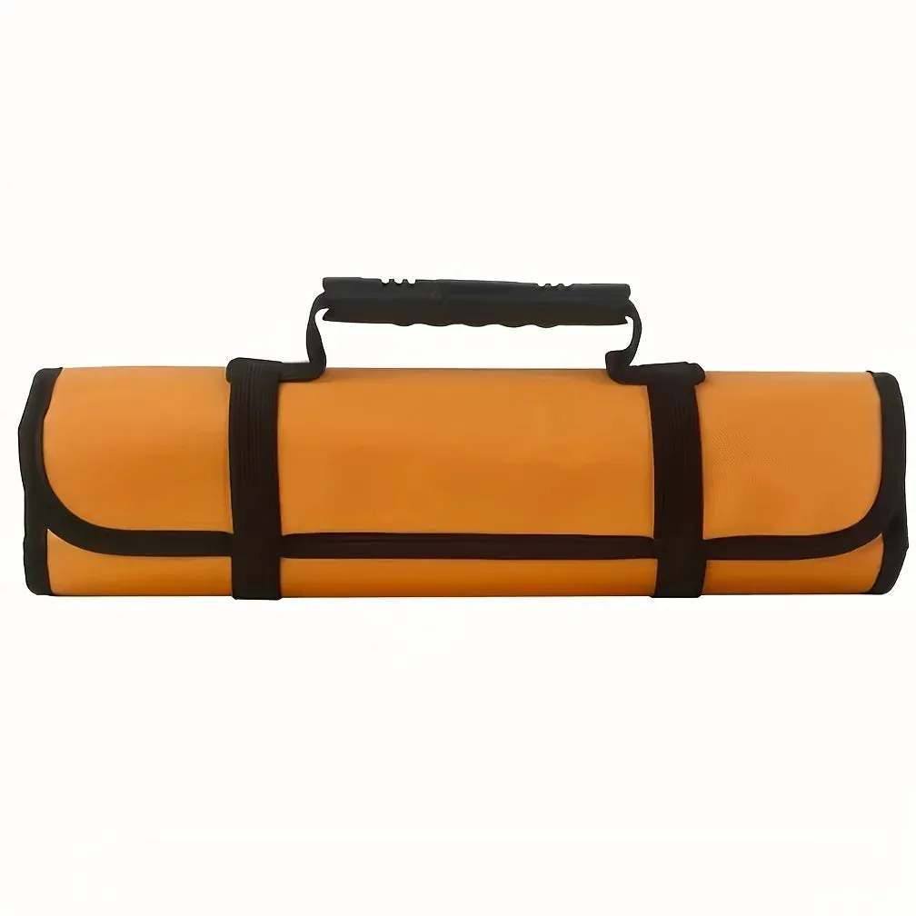 Pockets Oxford Canvas Folding Wrench Roll Storage Tools Waterproof Hand Roller