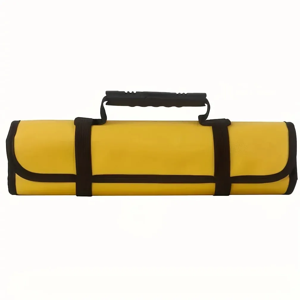 Pockets Oxford Canvas Folding Wrench Roll Storage Tools Waterproof Hand Roller