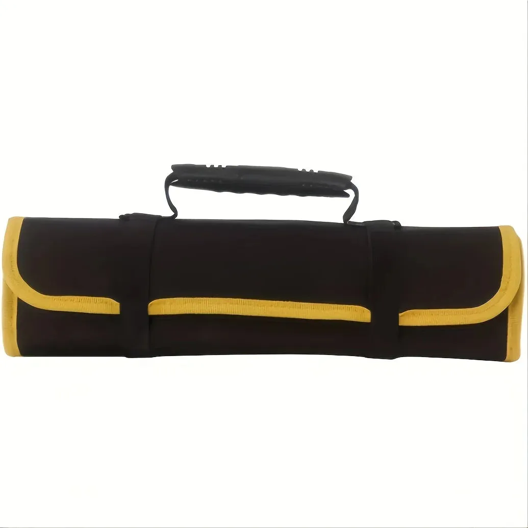 Pockets Oxford Canvas Folding Wrench Roll Storage Tools Waterproof Hand Roller