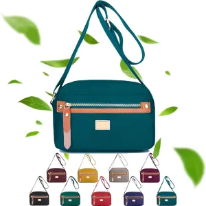Popularate Nylon Crossbody Bag, Popularate Waterproof Nylon Crossbody Bag, Purses with Multi Pockets Suitable for Every Lady