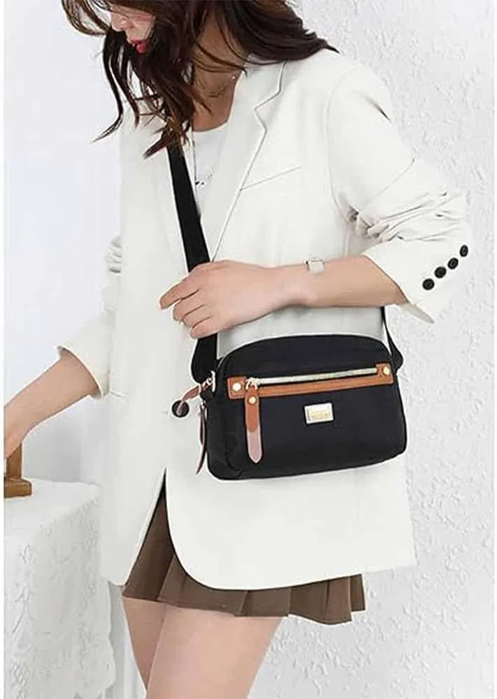 Popularate Nylon Crossbody Bag,Waterproof Casual Shoulder Bags Purses with Multi Pockets for Women