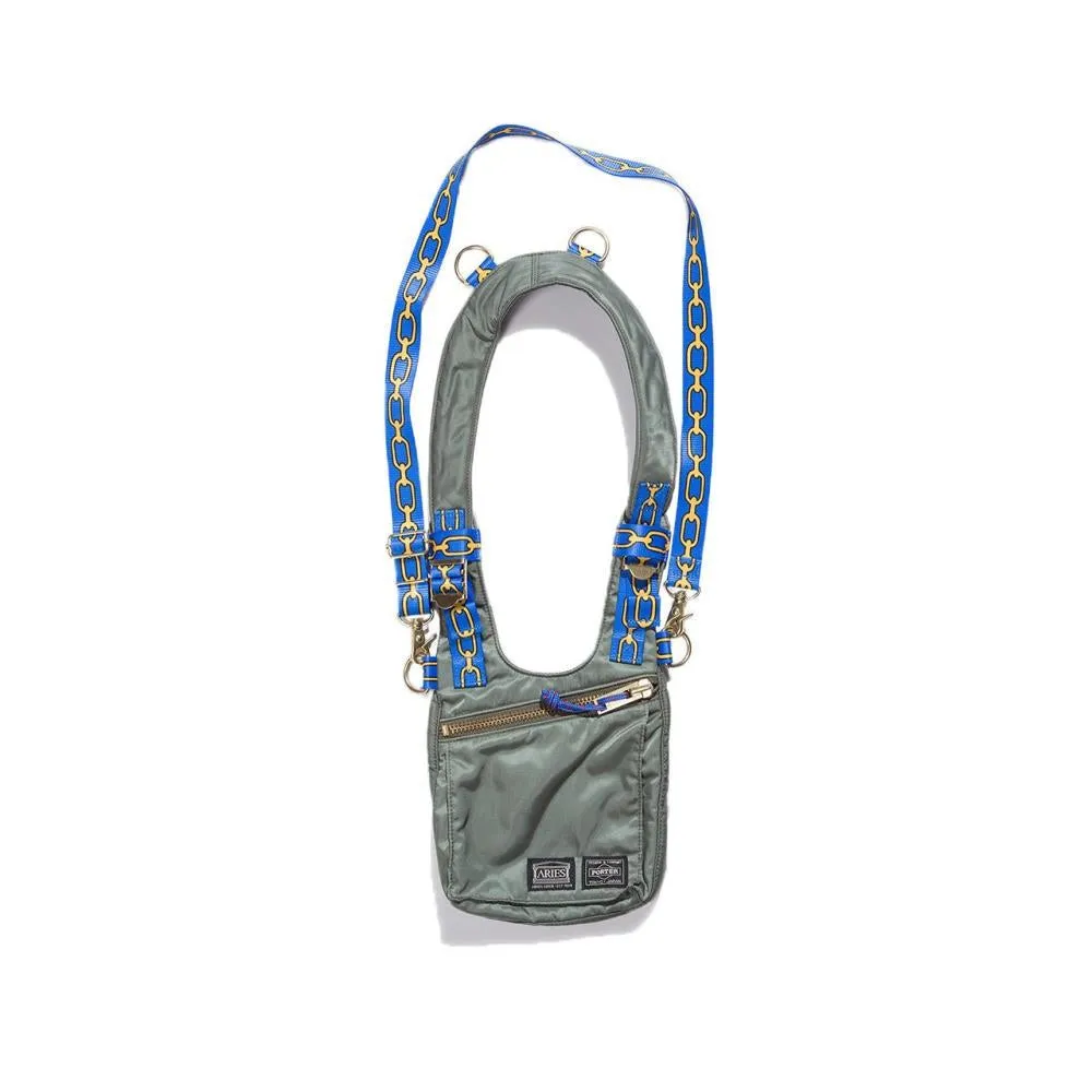 porter by yoshida x aries harness bag (olive)