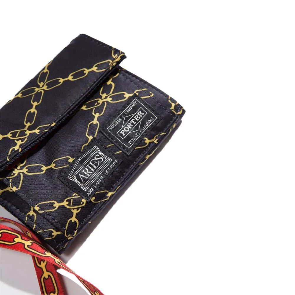 porter by yoshida x aries wallet (black)