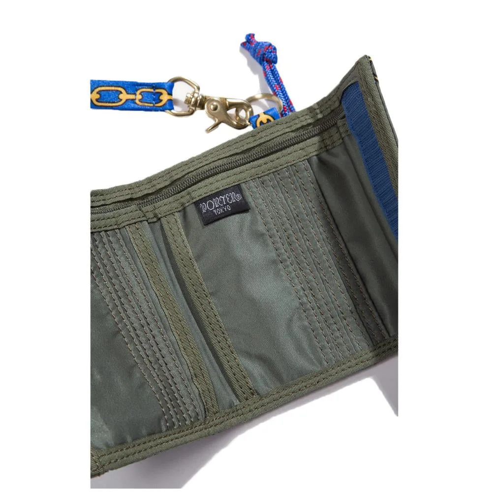 porter by yoshida x aries wallet (olive)