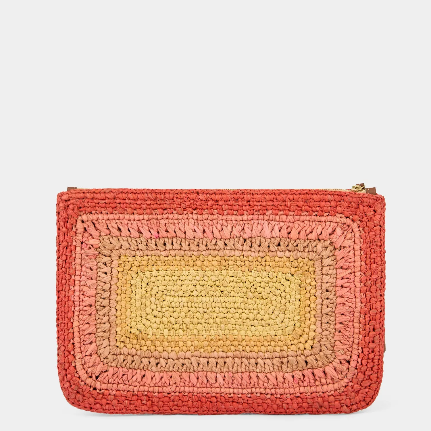 Raffia Tassel Bow Clutch