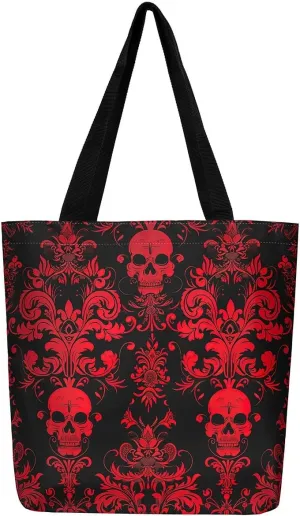 Rainbow Canvas Tote Bag for Women,Love Hearts Duffle Bag Colorful Cartoon Raindrop Reusable Grocery Shoulder Bag