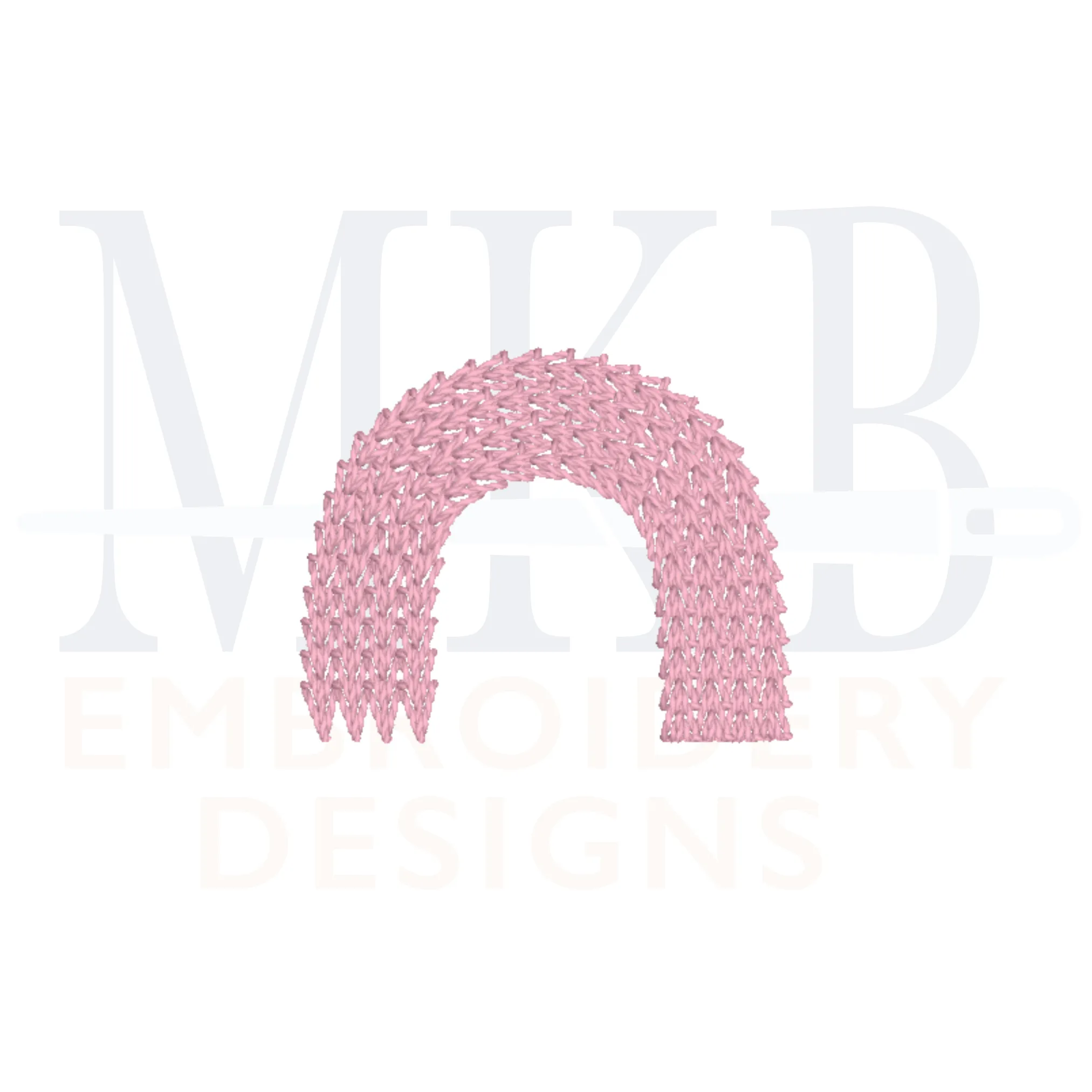 Rainbow Embroidery Design Mini Micro, Machine Embroidery Design File