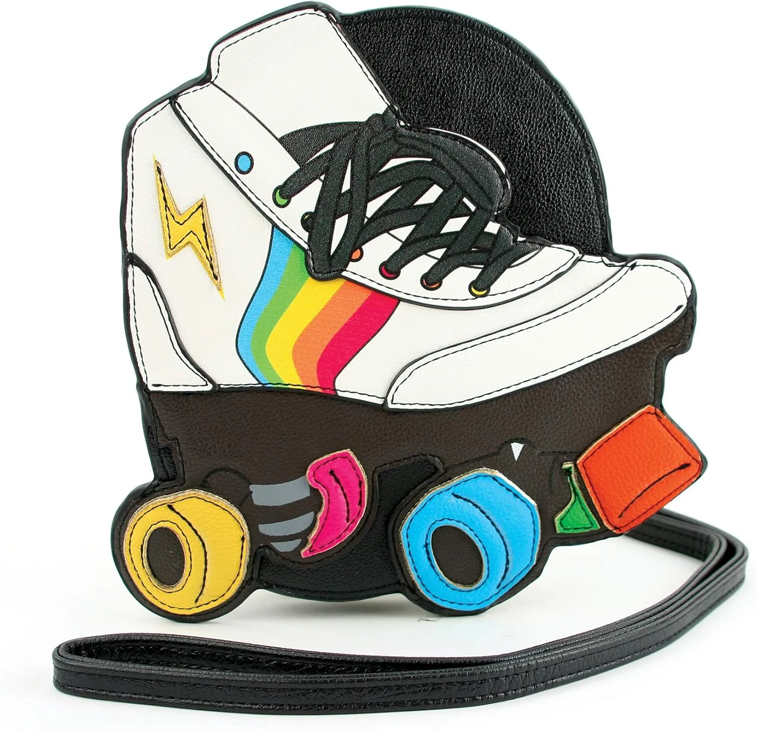 Rainbow Rollerskate Crossbody Bag