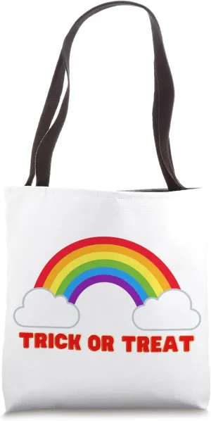 Rainbow Trick or Treat Bag Tote Bag