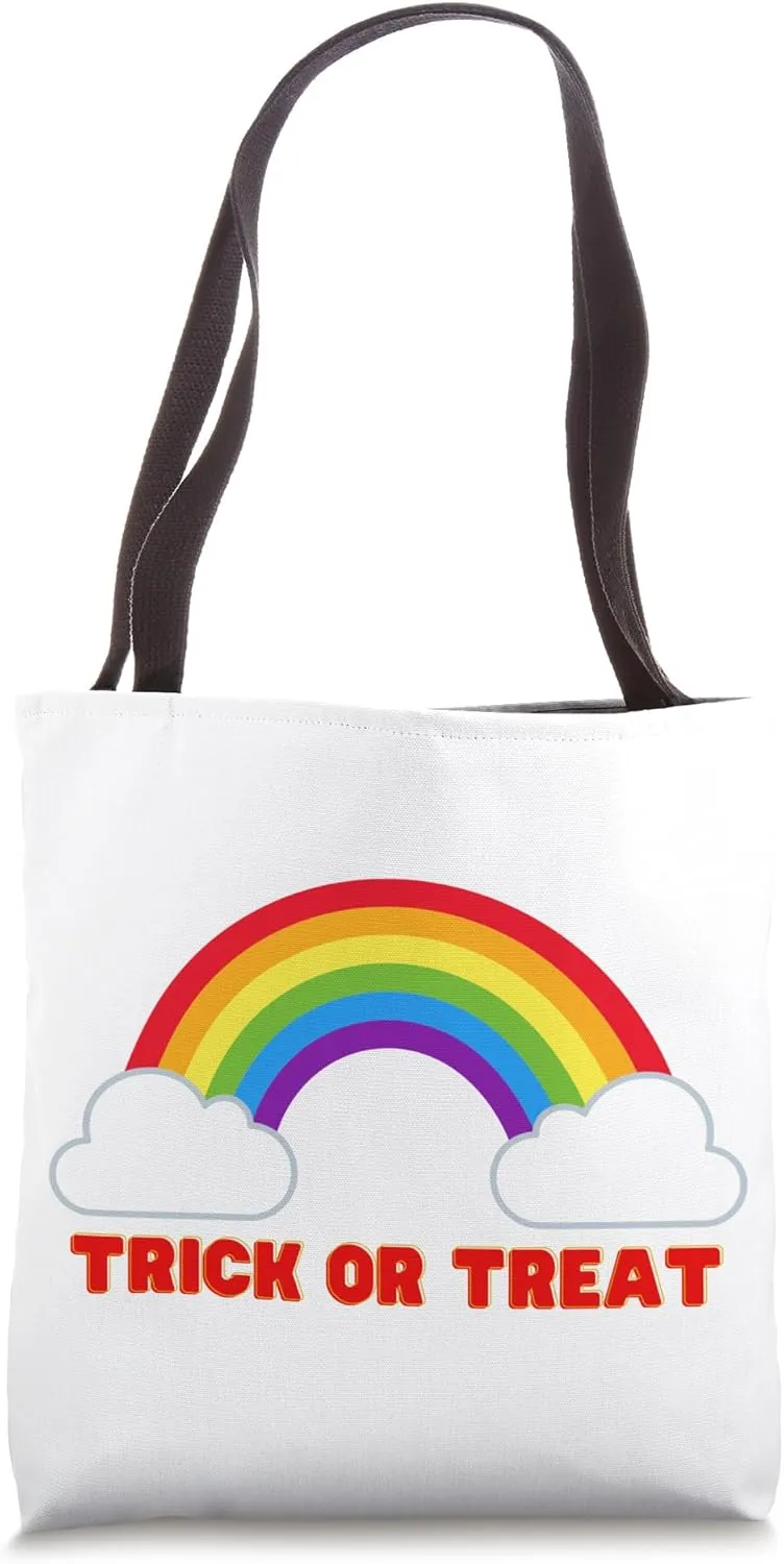 Rainbow Trick or Treat Bag Tote Bag