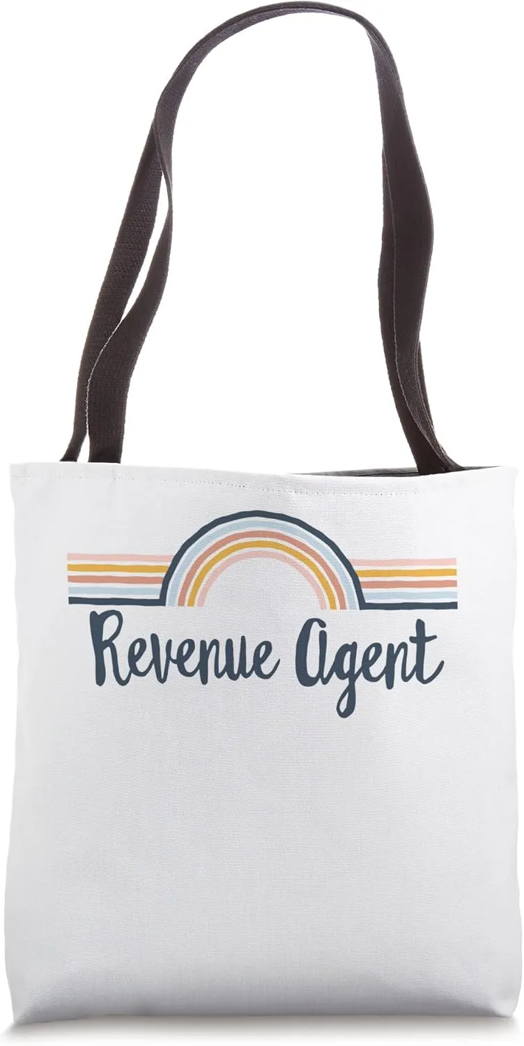 Revenue Agent boho Rainbow, Cool Matching Revenue Agent Tote Bag