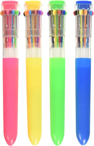 Rhode Island Novelty Ten Color Shuttle Pens 1 dz