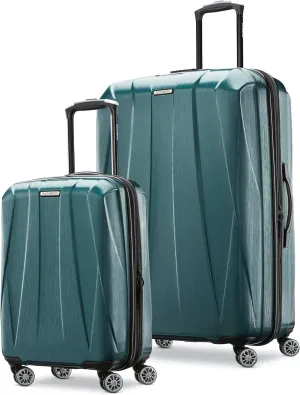 Samsonite Centric 2 Hardside Expandable Luggage with Spinner Wheels, 2-Piece Set (20/28),Emerald Green