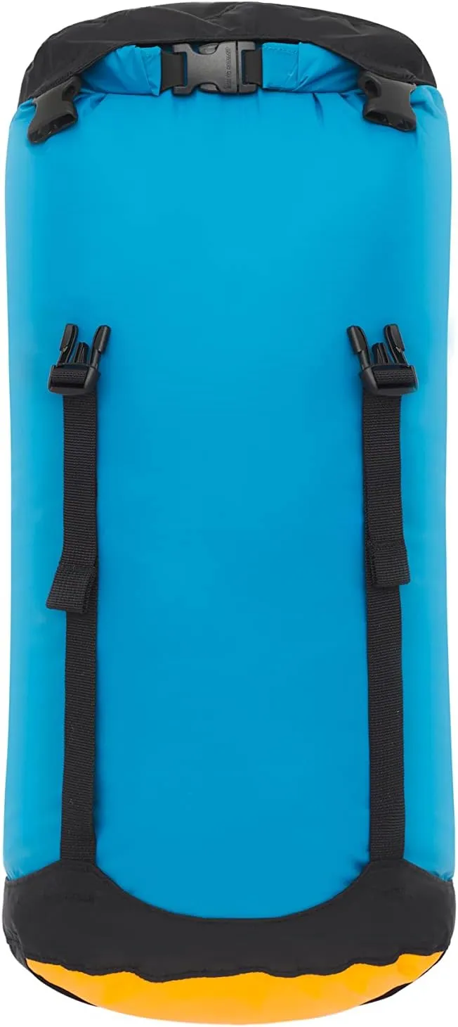 Sea to Summit eVac Compression Dry Bag, Waterproof Compression Sack, 13 Liter, Turkish Tile Blue
