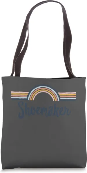 Shoemaker boho Rainbow Design, Cool Matching Shoemaker Team Tote Bag