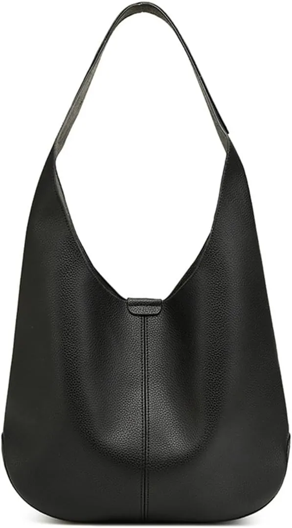 Slouchy Hobo Bags for Women Soft Faux Leather Tote Bag Crossbody Bag Shoulder Purses Handbags Foldable Large Capacity 2pcs