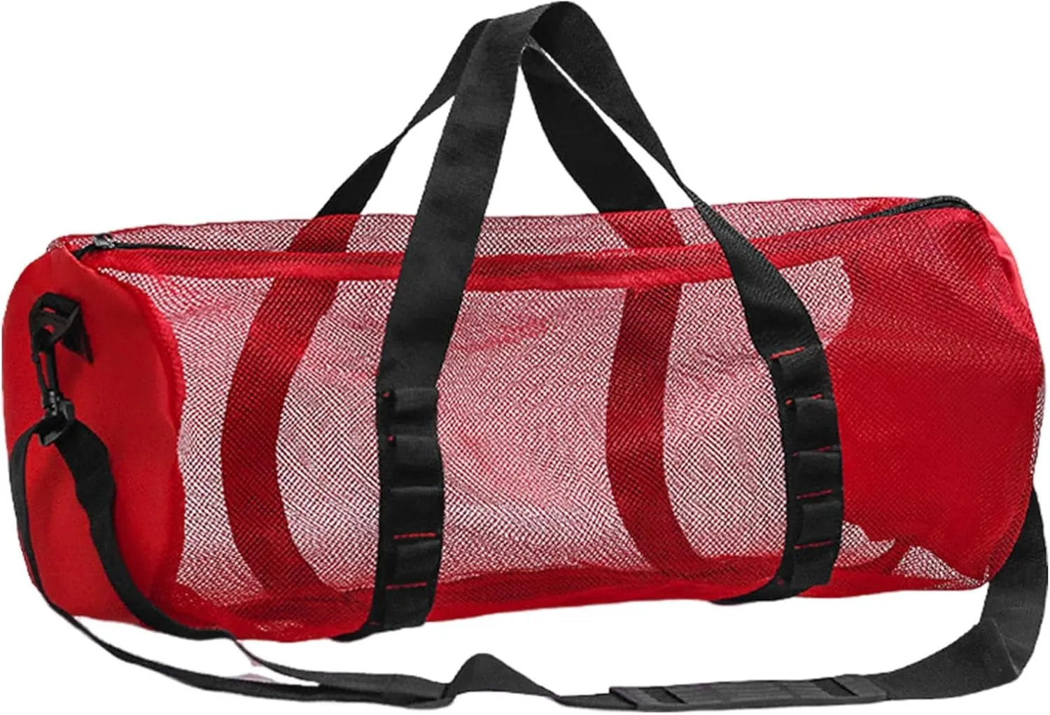 Snorkeling Mesh Dive Bag | Mesh Dive Duffel Bag For Scuba Or Snorkeling | Large Mesh Dive Bag | Extra Large Cylinder Mesh Multi-Purpose Bag With Zipper | Foldable Portable Waterproof Bag For Snorkelin