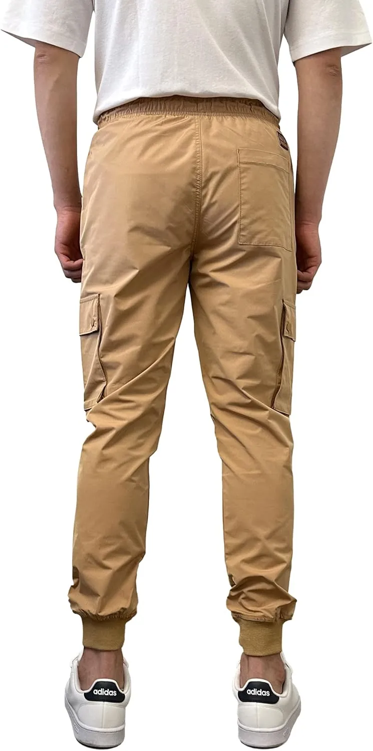 Southpole Men's Lightweight Quick Dry Cargo Nylon Jogger Pants