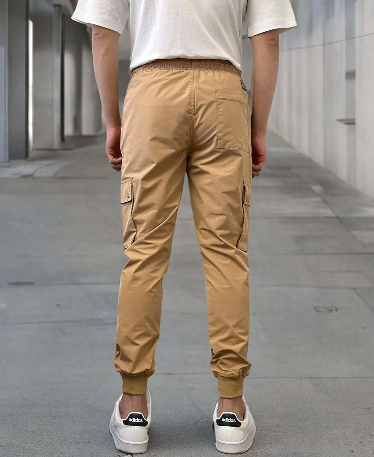 Southpole Men's Lightweight Quick Dry Cargo Nylon Jogger Pants
