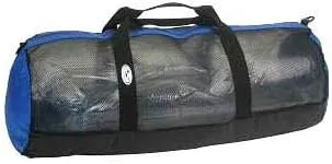 Stahlsac by Bare 36" Mesh Duffel Bag (Black/Blue)