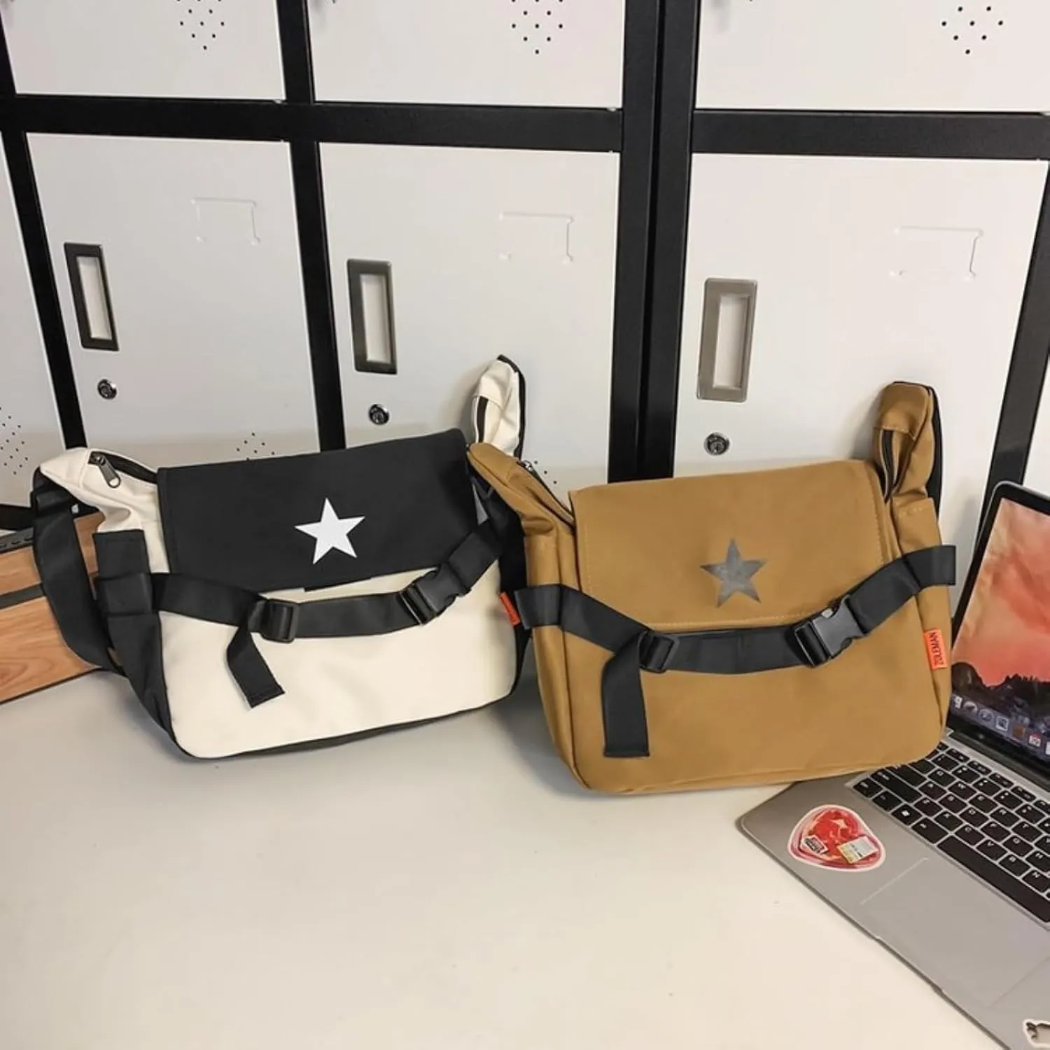 Star Messenger Bag Y2K, Cute Aesthetic Crossbody Bag For Women