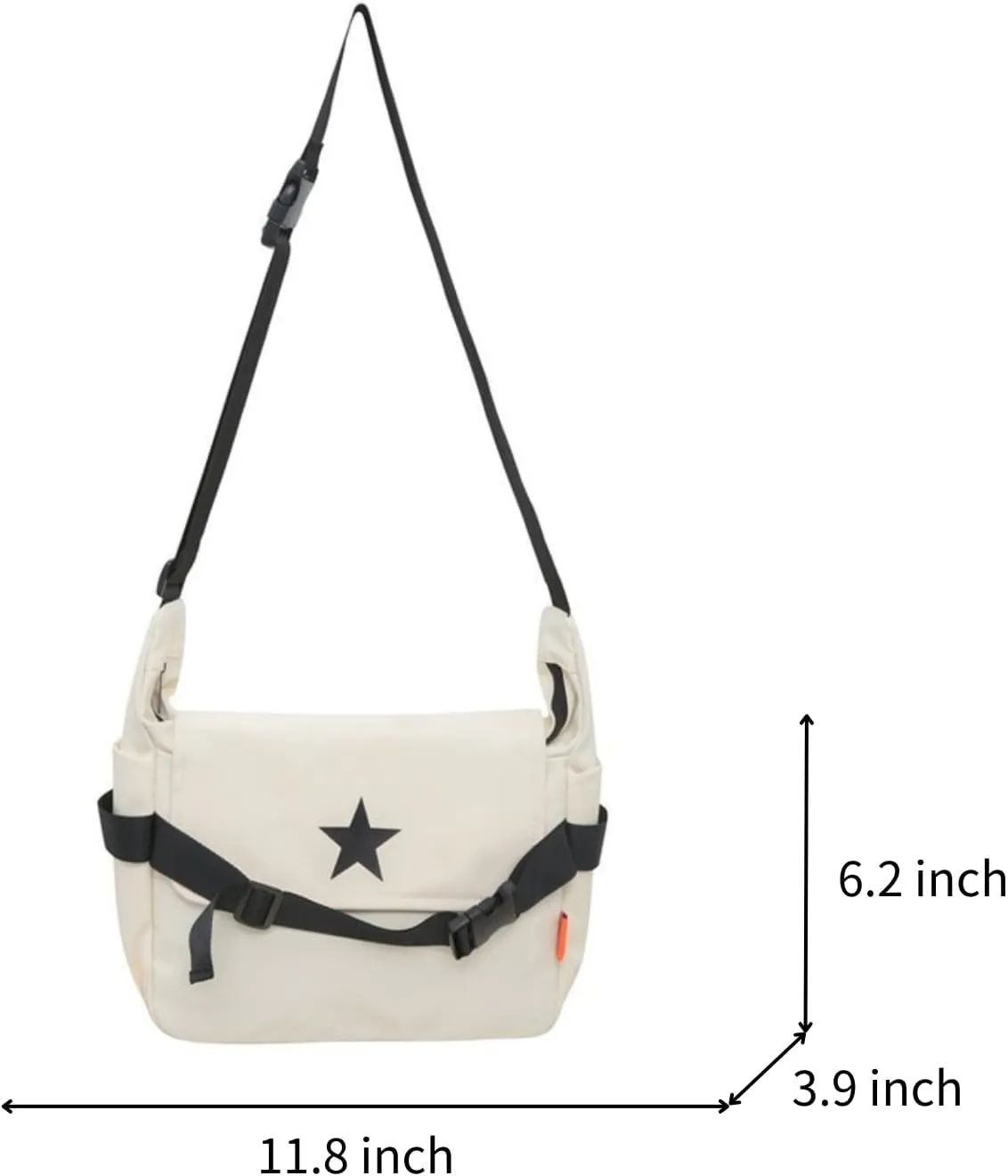 Star Messenger Bag Y2K, Cute Aesthetic Crossbody Bag For Women