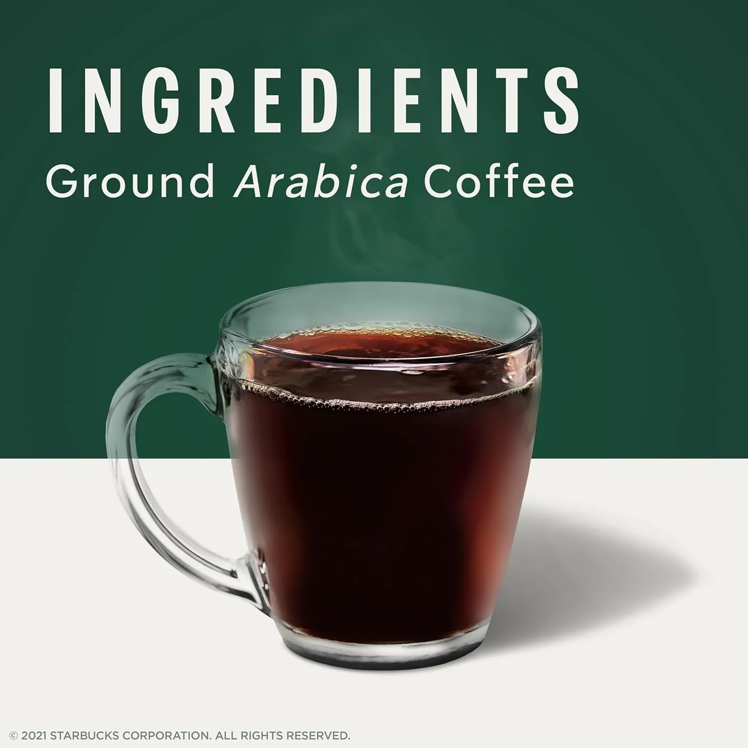 Starbucks Ground Coffee, Dark Roast Coffee, French Roast, 100% Arabica, 6 bags (12 oz each)