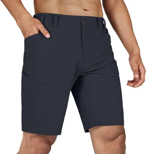 Stlight Men's Hiking Cargo Shorts Quick Dry Lightweight Tactical Shorts with Multi Pocket for Camping Fishing Golf