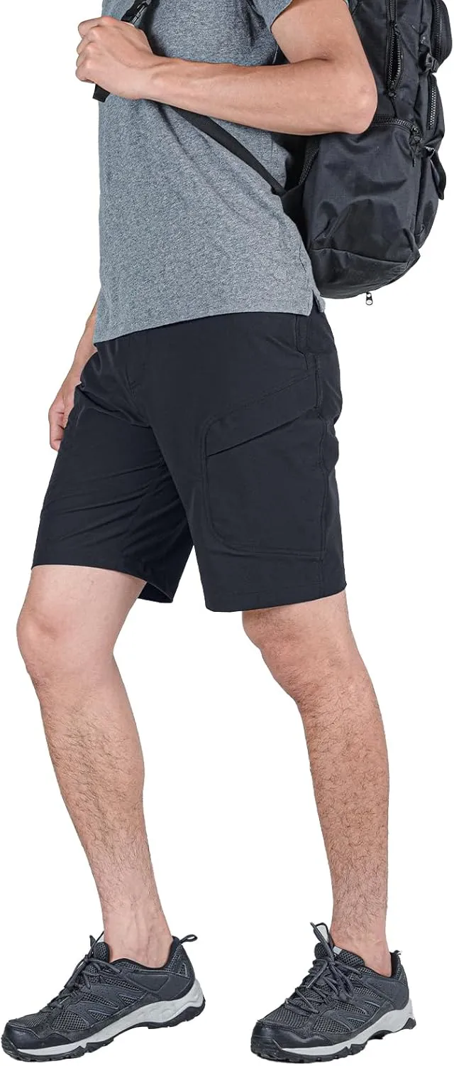 Stlight Men's Hiking Cargo Shorts Quick Dry Lightweight Tactical Shorts with Multi Pocket for Camping Fishing Golf