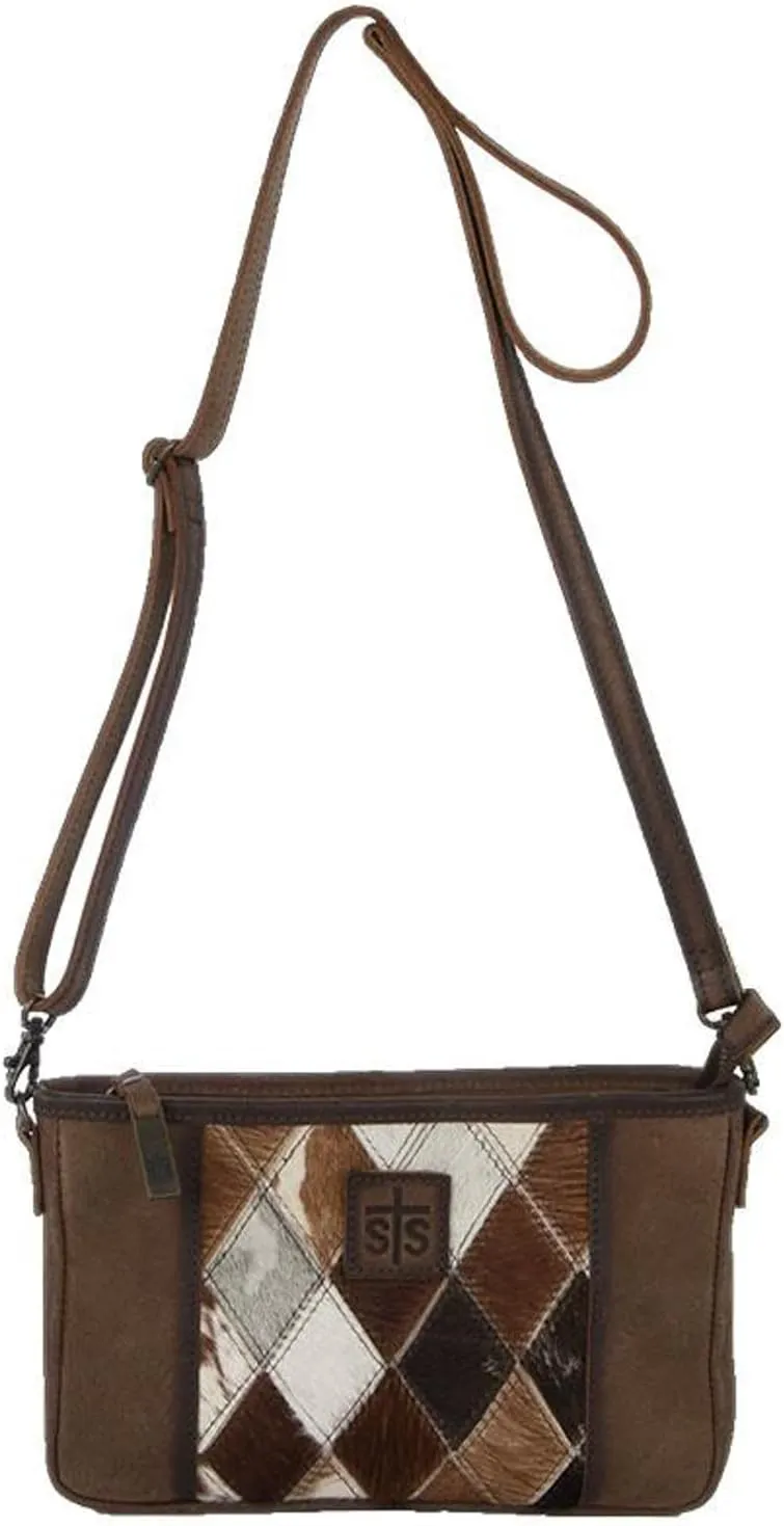 STS Ranchwear Diamond Simple Crossbody Ladies Leather Bag Cowhide