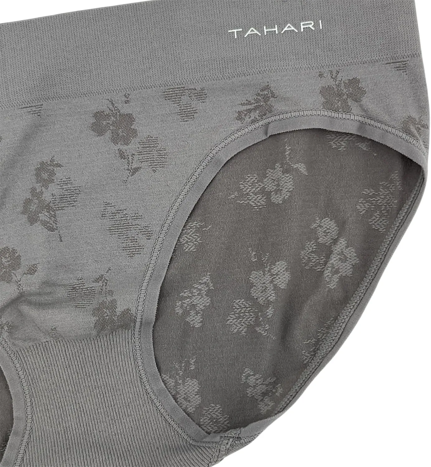 TAHARI Women's 5-Pack Seamless Bikini Hipster Underwear Invisible No Show Nylon Spandex Women Panties