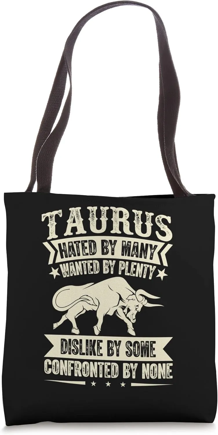Taurus Hated By Many Wanted By Many Dislike By Some Taurus Tote Bag