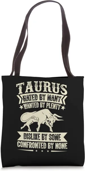 Taurus Hated By Many Wanted By Many Dislike By Some Taurus Tote Bag