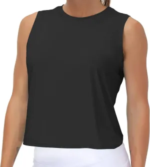 THE GYM PEOPLE Women's Workout Tops in Ice Silk Quick Dry Sleeveless