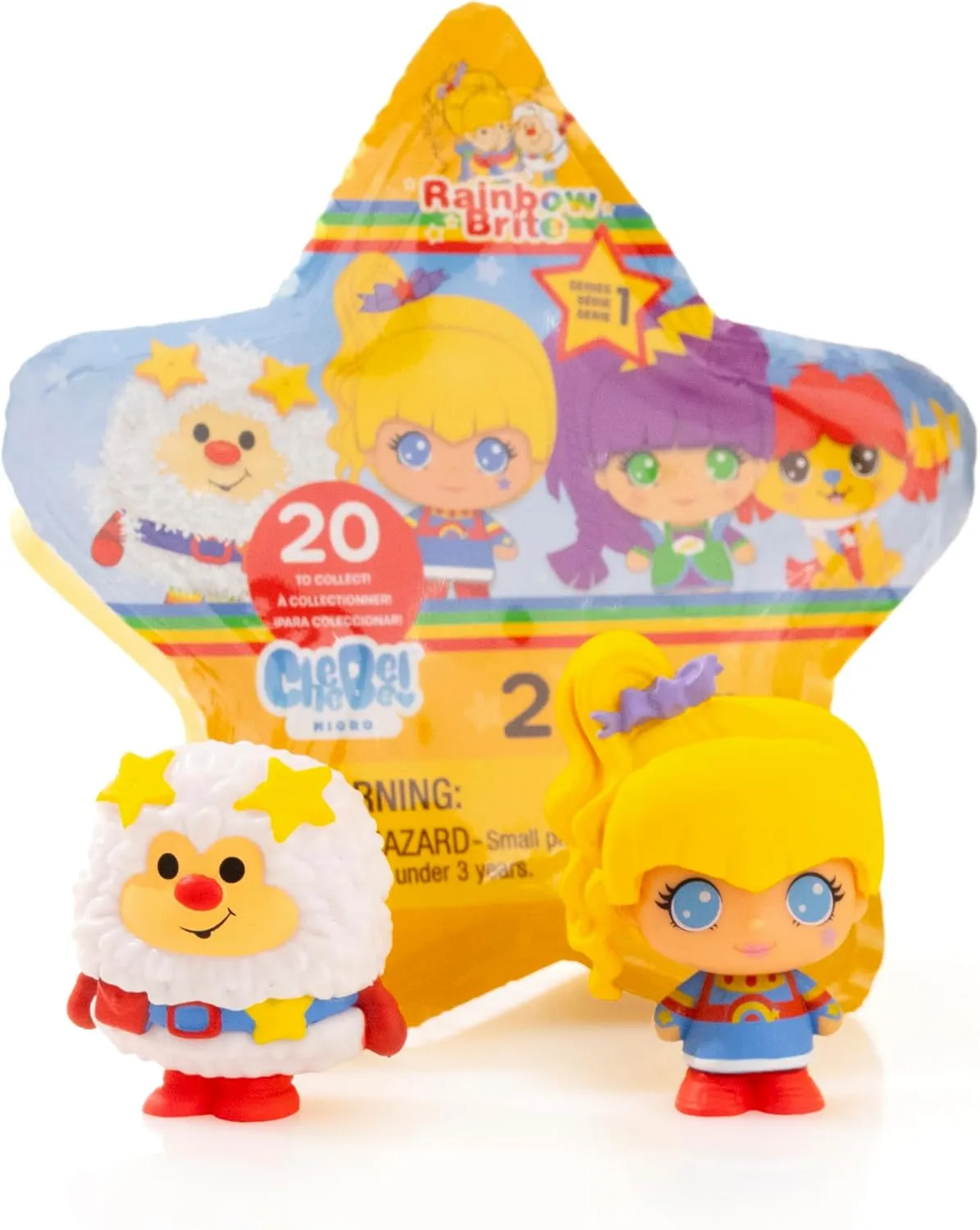 The Loyal Subjects Rainbow Brite 12-Pack with 24 Collectible Micro 1.5-inch Cheebee Blind Bag Mystery Figures