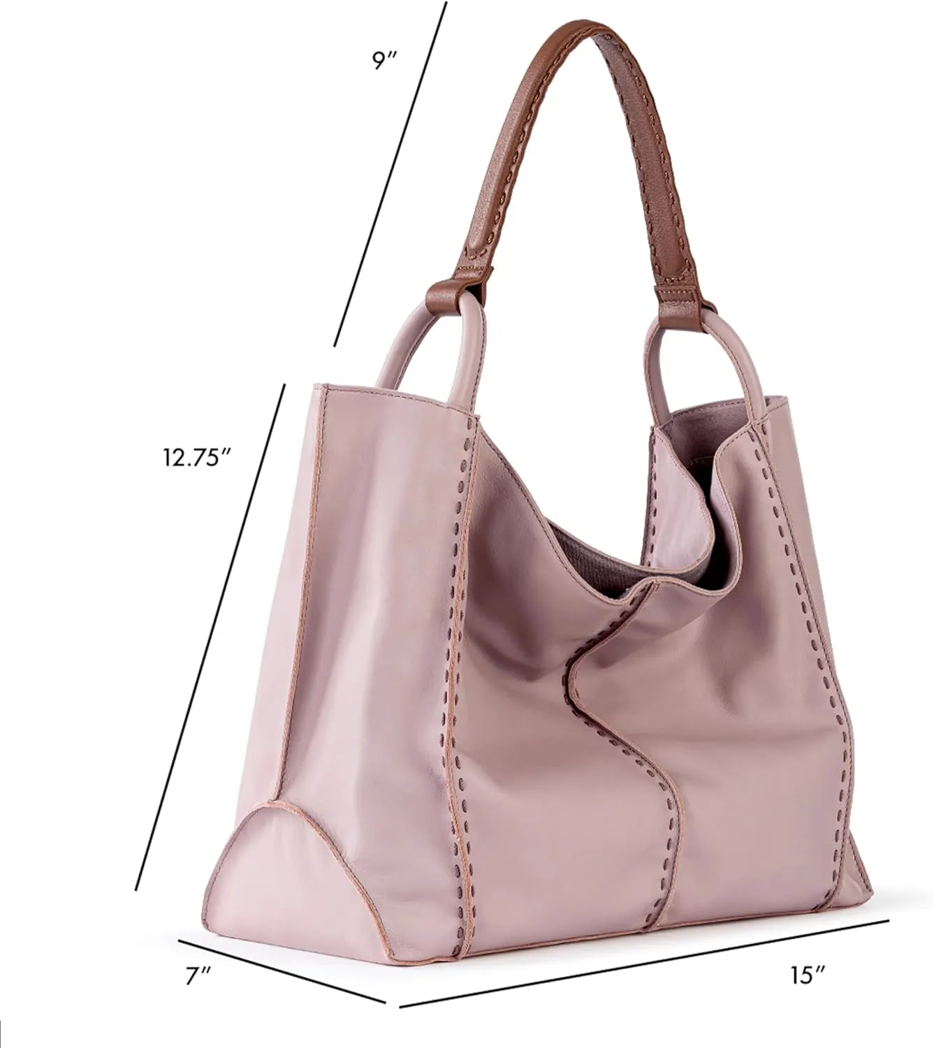 The Sak Los Feliz Large Tote Bag - Woman's Purse For Everyday, Travel, Beach Bag - Roomy Handbag With Shoulder Bag Strap