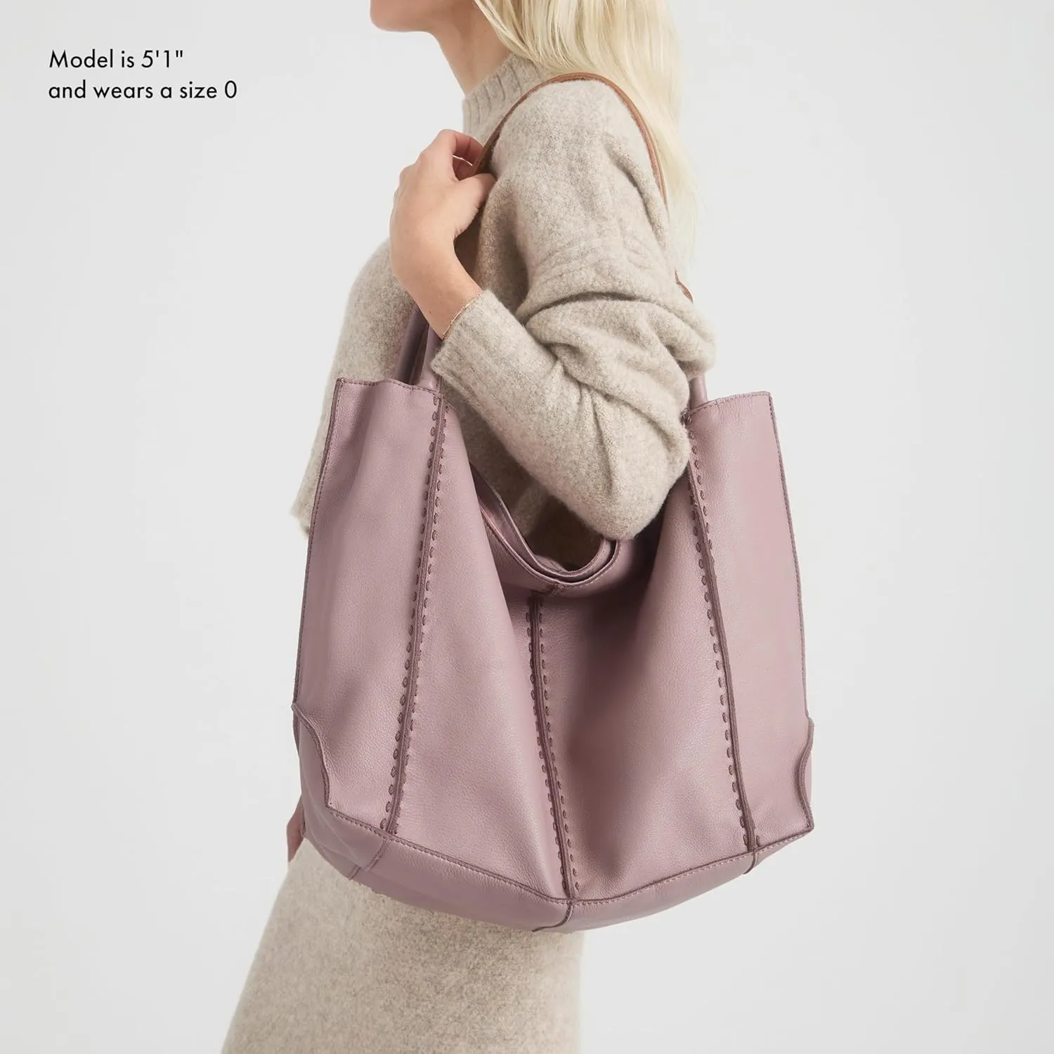 The Sak Los Feliz Large Tote Bag - Woman's Purse For Everyday, Travel, Beach Bag - Roomy Handbag With Shoulder Bag Strap