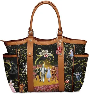 THE WIZARD OF OZ Women's Shoulder Tote Bag With Movie Images