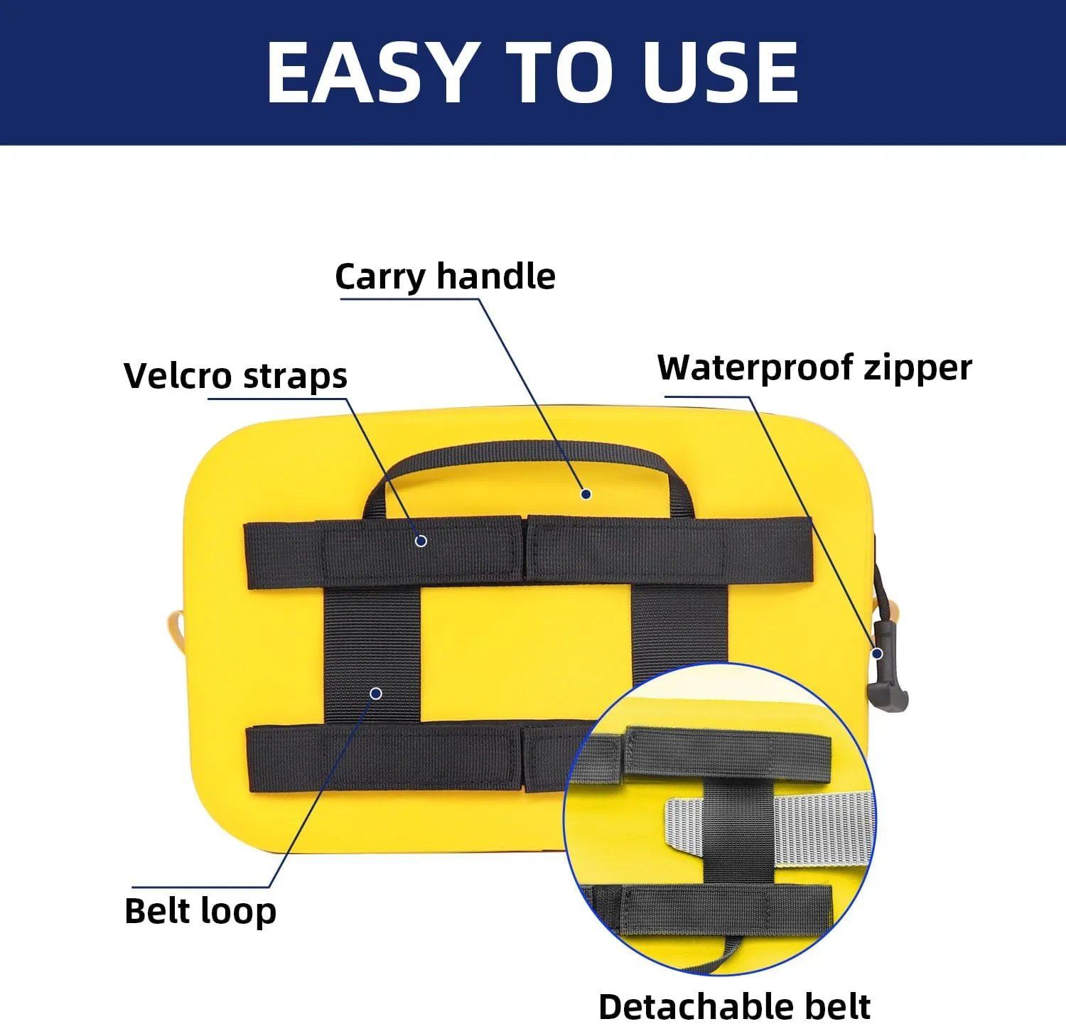THURSO SURF Waterproof Fanny Pack Dry Bag Floating Adjustable Waist Strap Keep Your Phone and Valuables Safe/Dry SUP Accessories (Tangerine)