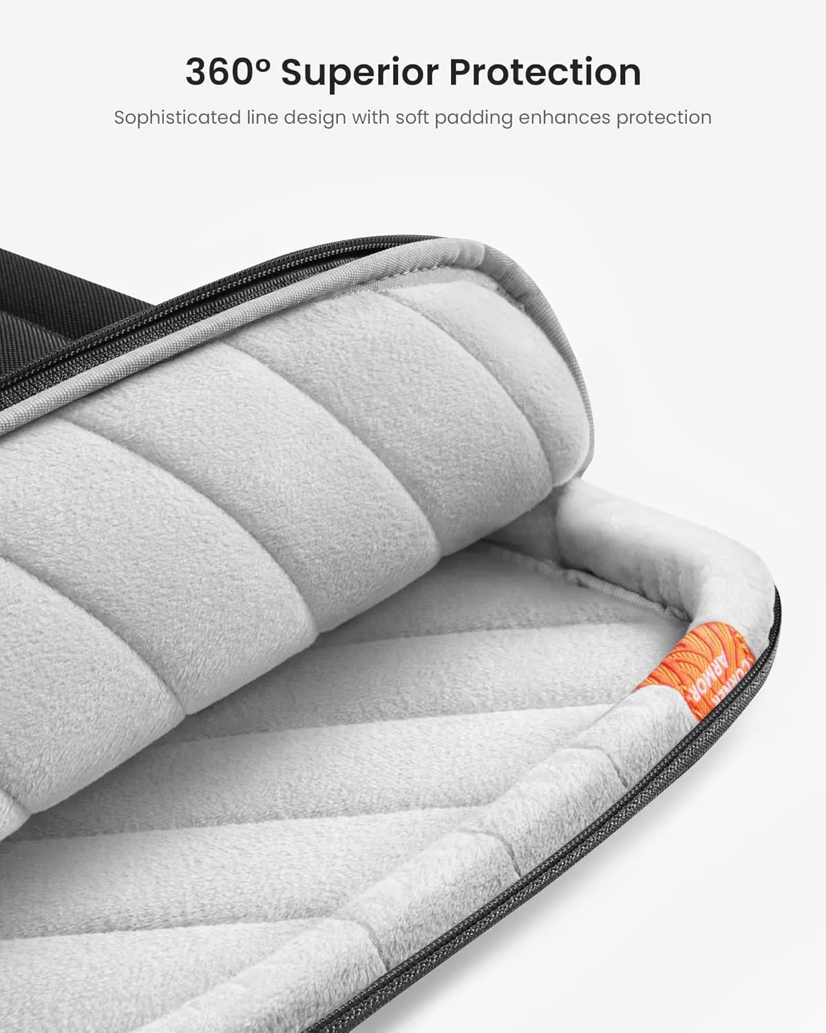 tomtoc 360 Protective Laptop Shoulder Bag for 14-inch MacBook Pro M4/M3/M2/M1 Pro/Max A3112/A3401/A3185 2024-2021, Water-Resistant Carrying Case for 13.5-14.4 Inch Microsoft Surface Laptop 6/5