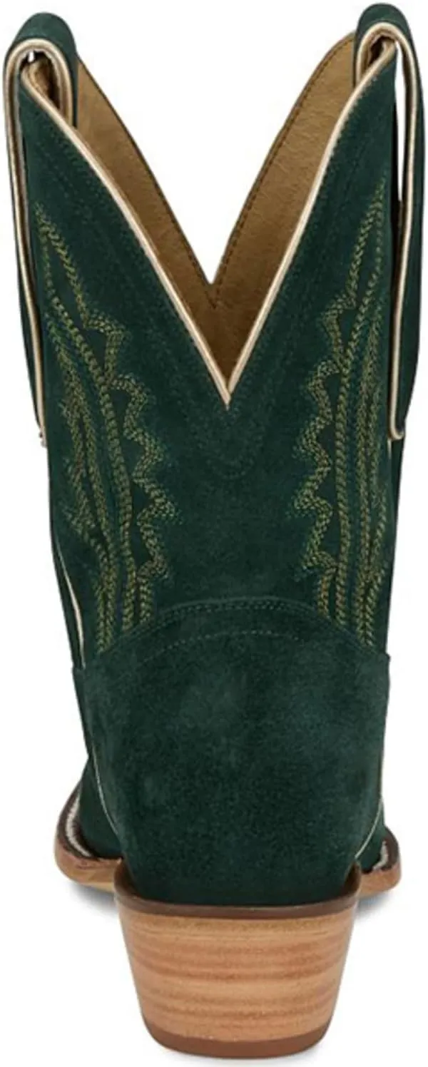 Tony Lama Women's Lea Suede Western Booties Snip Toe - Dr3262