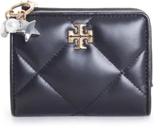 Tory Burch Kira Charm Diamond Quilt Bi-Fold Wallet