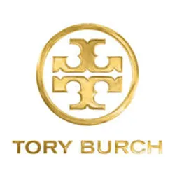 TORY BURCH SERIF LEATHER CLUTCH BAG