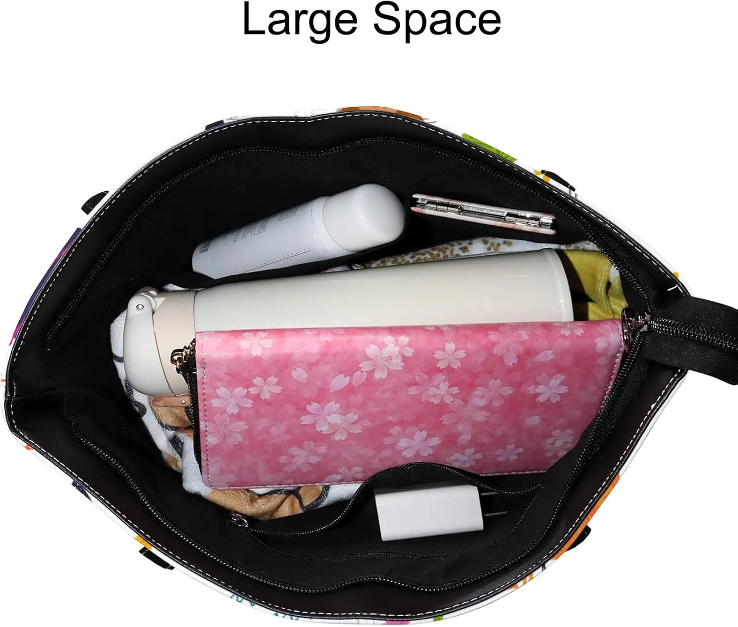 Tote Bag for Women PU Leather Handbags Women's Crossbody Handbags Work Tote Bags for Women Coachbags Tote Bag with Zipper