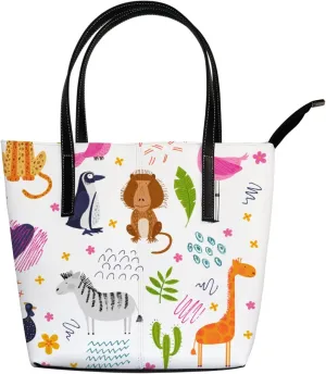 Tote Bag for Women PU Leather Handbags Women's Crossbody Handbags Work Tote Bags for Women Coachbags Tote Bag with Zipper