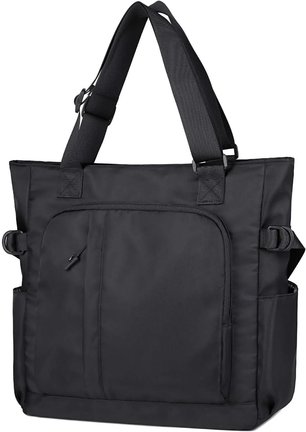 Tote Bag, Waterproof Nylon Shoulder Bags Laptop Work Bag Multi Pockets Teacher Purses and Handbags for Women Men