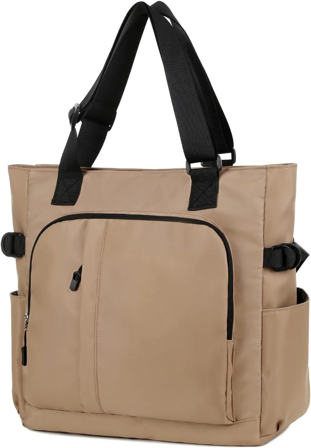 Tote Bag, Waterproof Nylon Shoulder Bags Laptop Work Bag Multi Pockets Teacher Purses and Handbags for Women Men