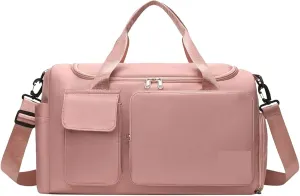 Travel Duffel Bags Large Capacity Men Women Fitness Waterproof Training Handbags Nylon Yoga Mat Sport Gym Bag
