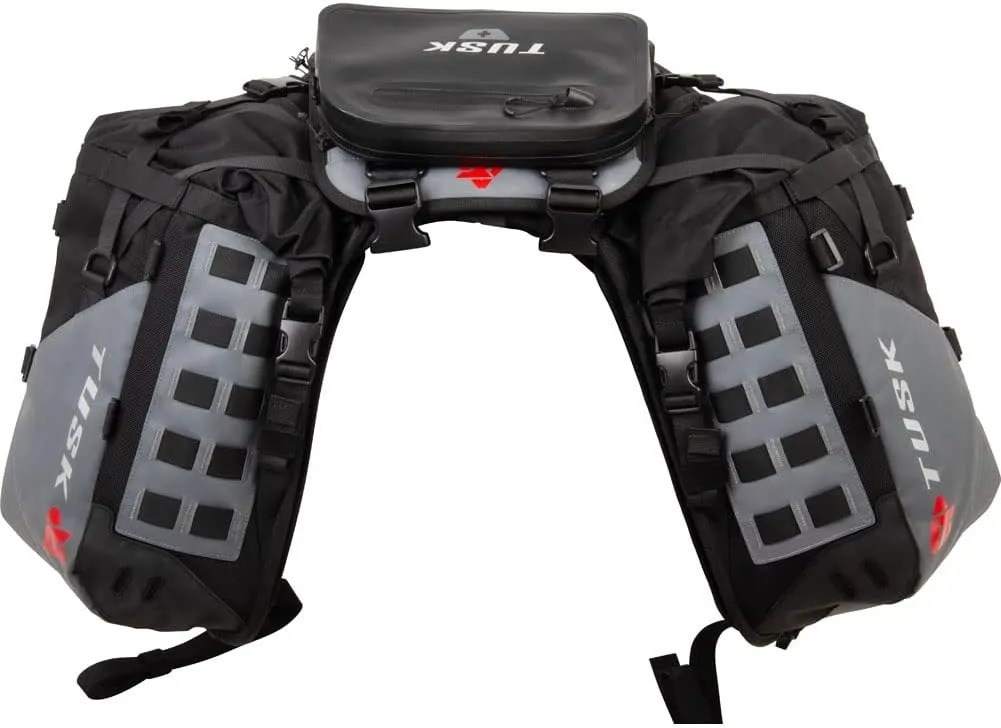 TUSK Highland X2 Rackless Luggage System Base System Standard Heat Shield Black/Grey